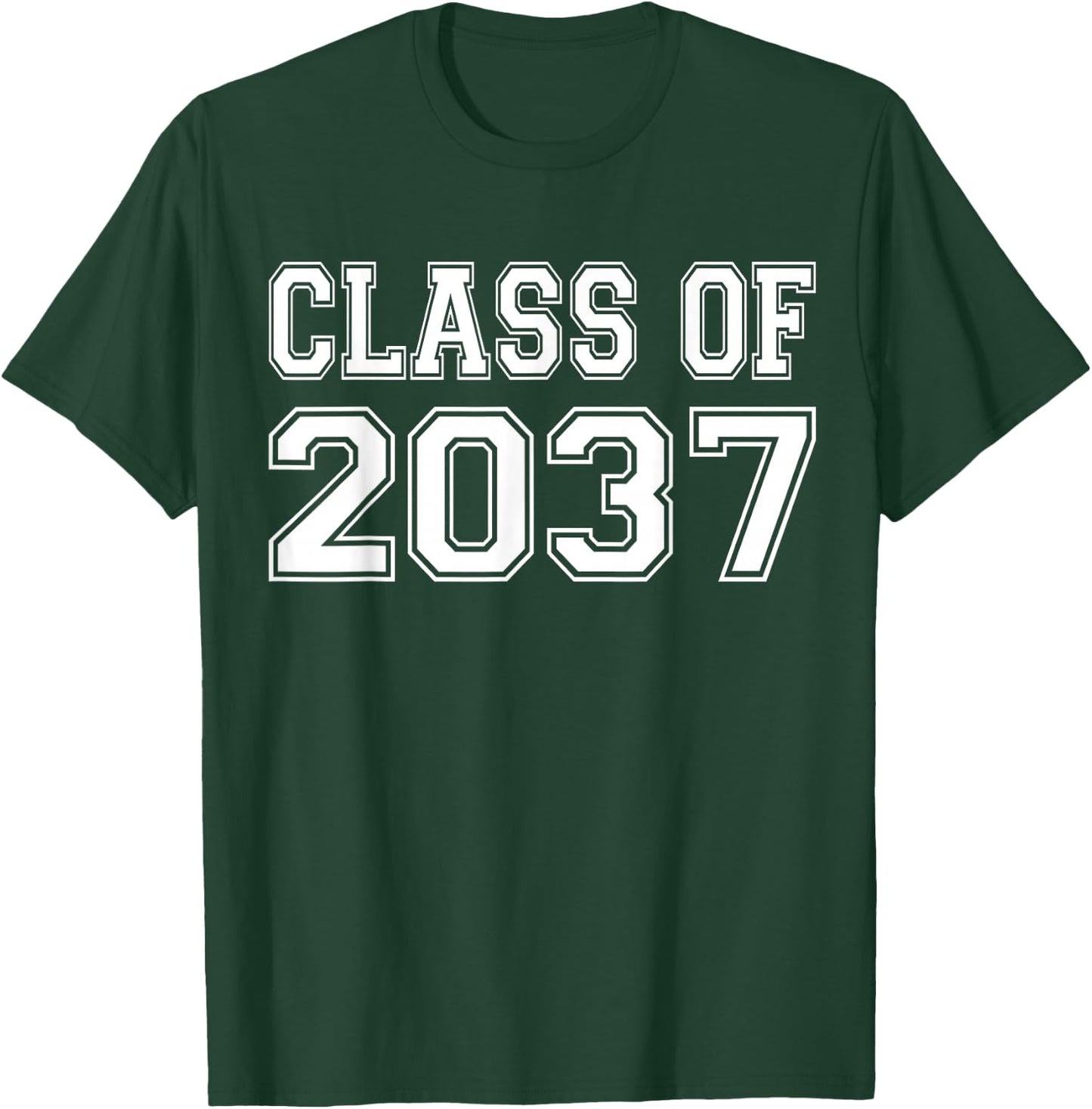 Class Of 2037 Kindergarten Back to School - 2037 Graduation T-Shirt - T-Shirt | Forest