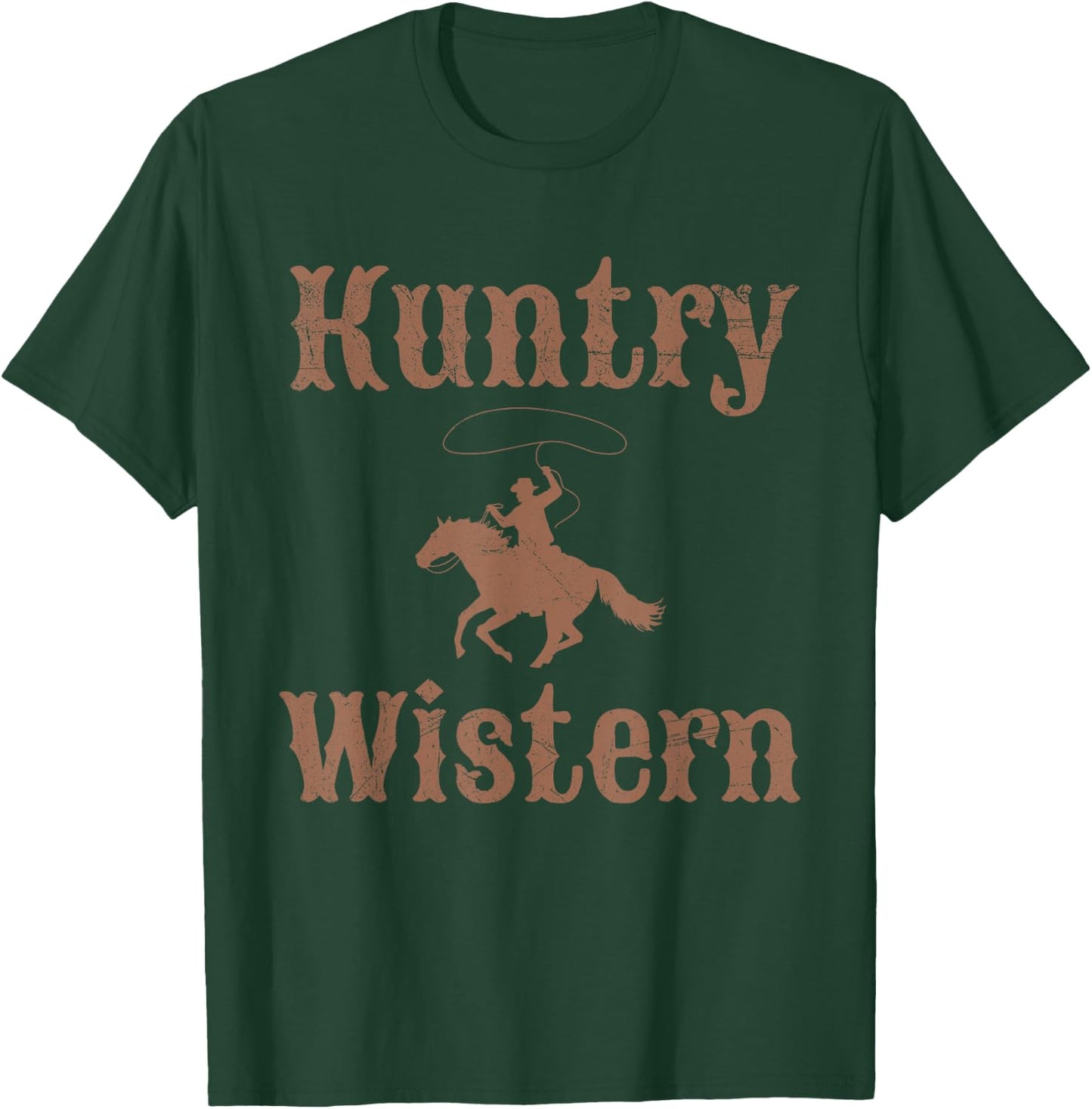 Kuntry and Wistern T-Shirt - T-Shirt | Forest