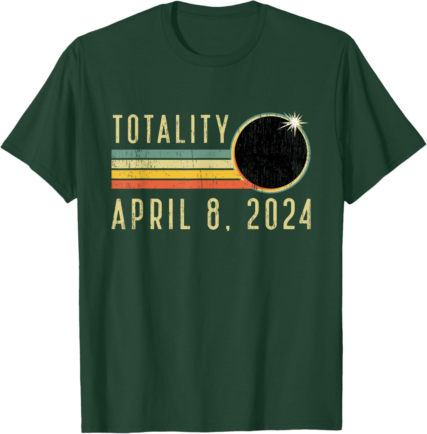Solar Eclipse Shirt April 8 2024 Totality Solar Eclipse T-Shirt - T-Shirt | Forest