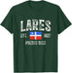 Lares City in Puerto Rico Est 1827, Puerto Rico Flag T-Shirt - T-Shirt | Forest