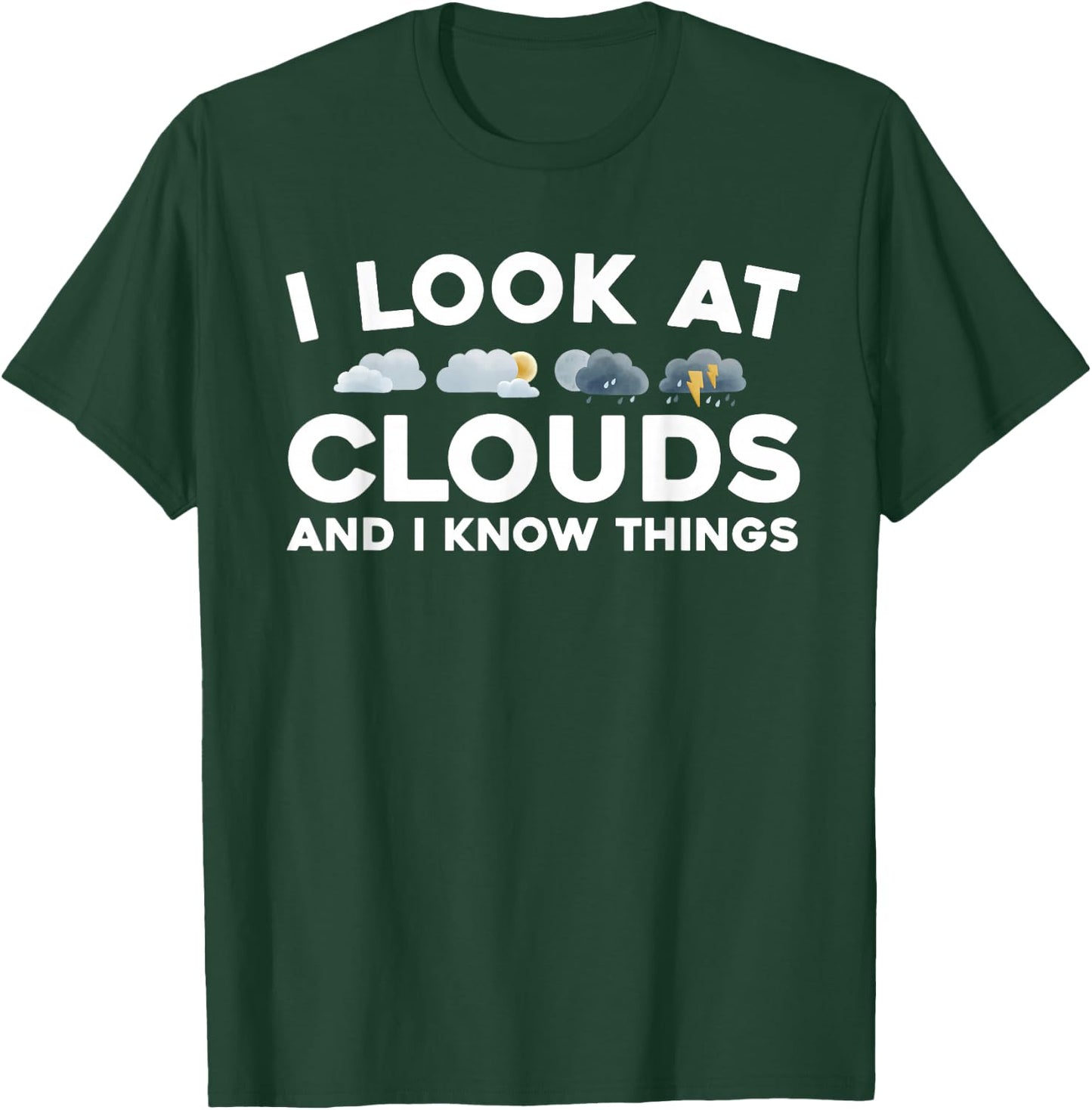 Meteorologist Art Women Kids Weather Forecasting T-Shirt - T-Shirt | Forest