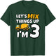 Cement Mixer Truck Construction 3 Year Old 3rd Birthday T-Shirt - T-Shirt | Forest