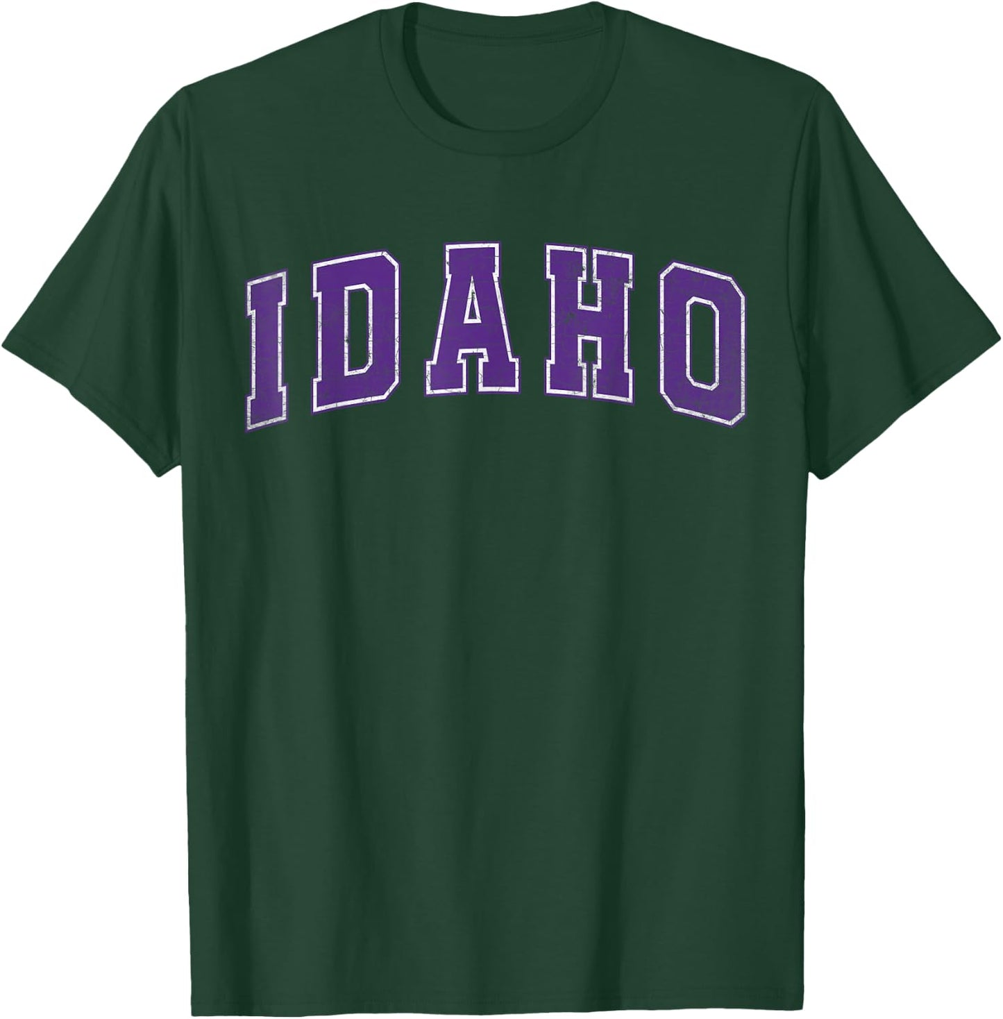 Idaho State Retro Purple Varsity Vintage Text T-Shirt - T-Shirt | Forest