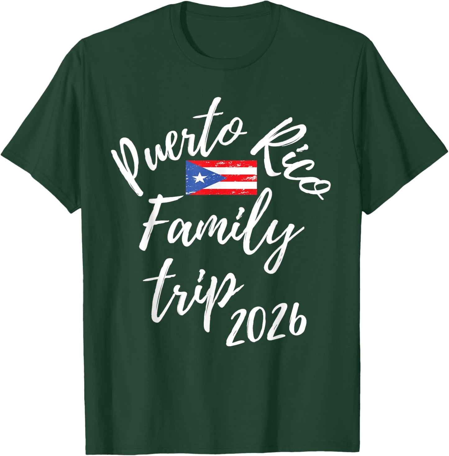 Puerto Rico Family Trip 2026 Vacation Fun Matching Group T-Shirt - T-Shirt | Forest
