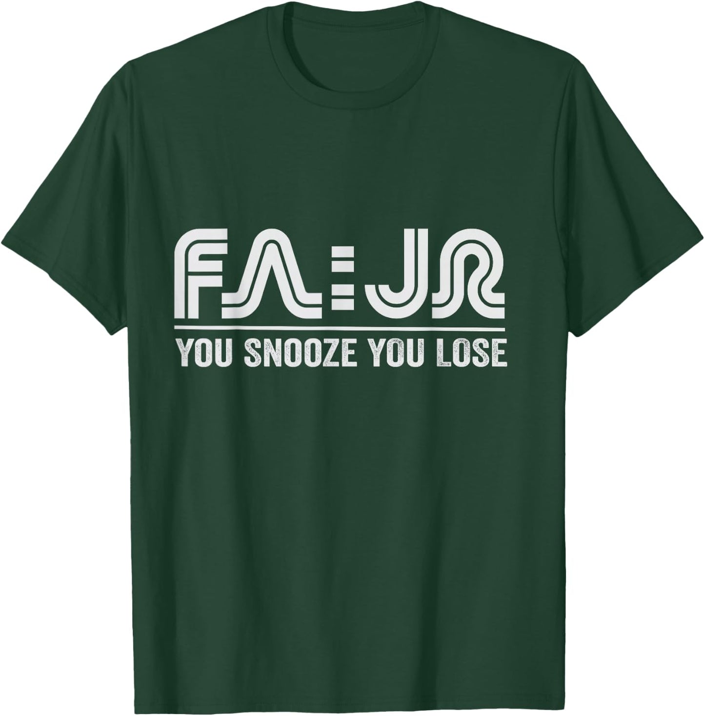 Funny Ramadan Muslim Prayer Fajr You Snooze You Lose T-Shirt - T-Shirt | Forest