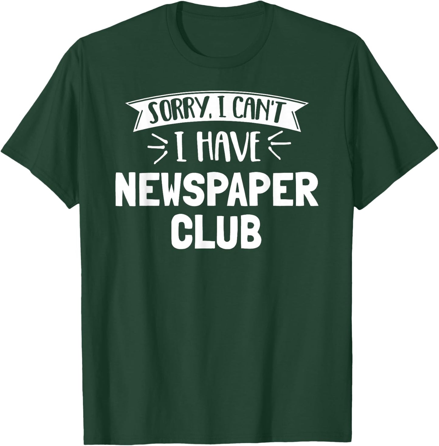 Newspaper Club Gift Girls, Women, Boys & Men T-Shirt - T-Shirt | Forest