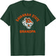 Savannah State University SSU Tigers Arched Grandpa T-Shirt - T-Shirt | Forest