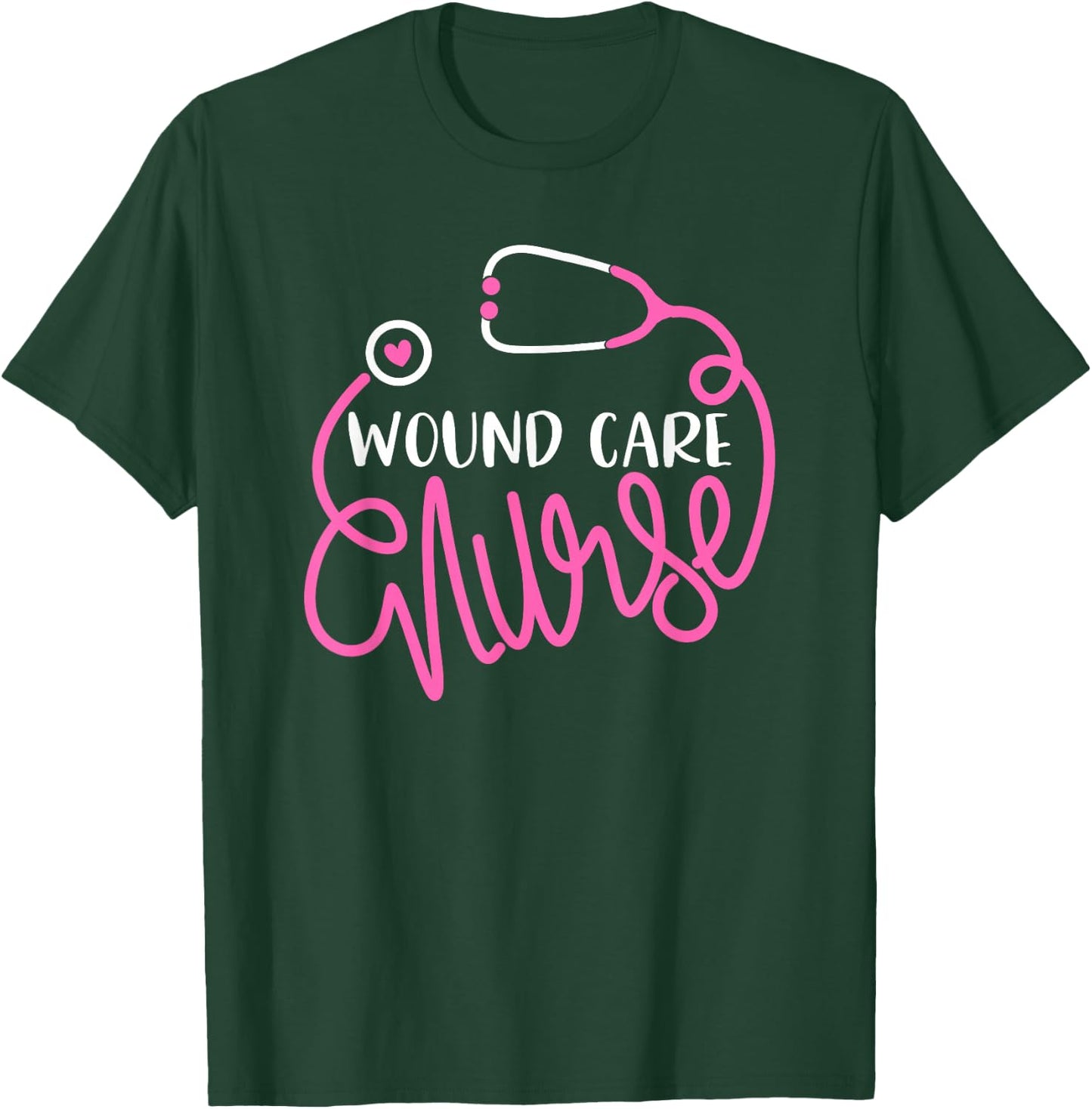 Wound Care Department - JoinHealthcare Women's Nurse Themed Black T-Shirt - T-Shirt | Forest