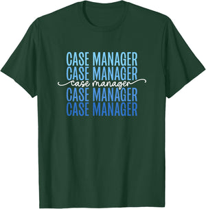 Case Manager Retro Nurse Healthcare Case Management T-Shirt - T-Shirt | Forest