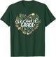 2nd Second Grade Floral Heart Back To School Teacher Girls T-Shirt - T-Shirt | Forest
