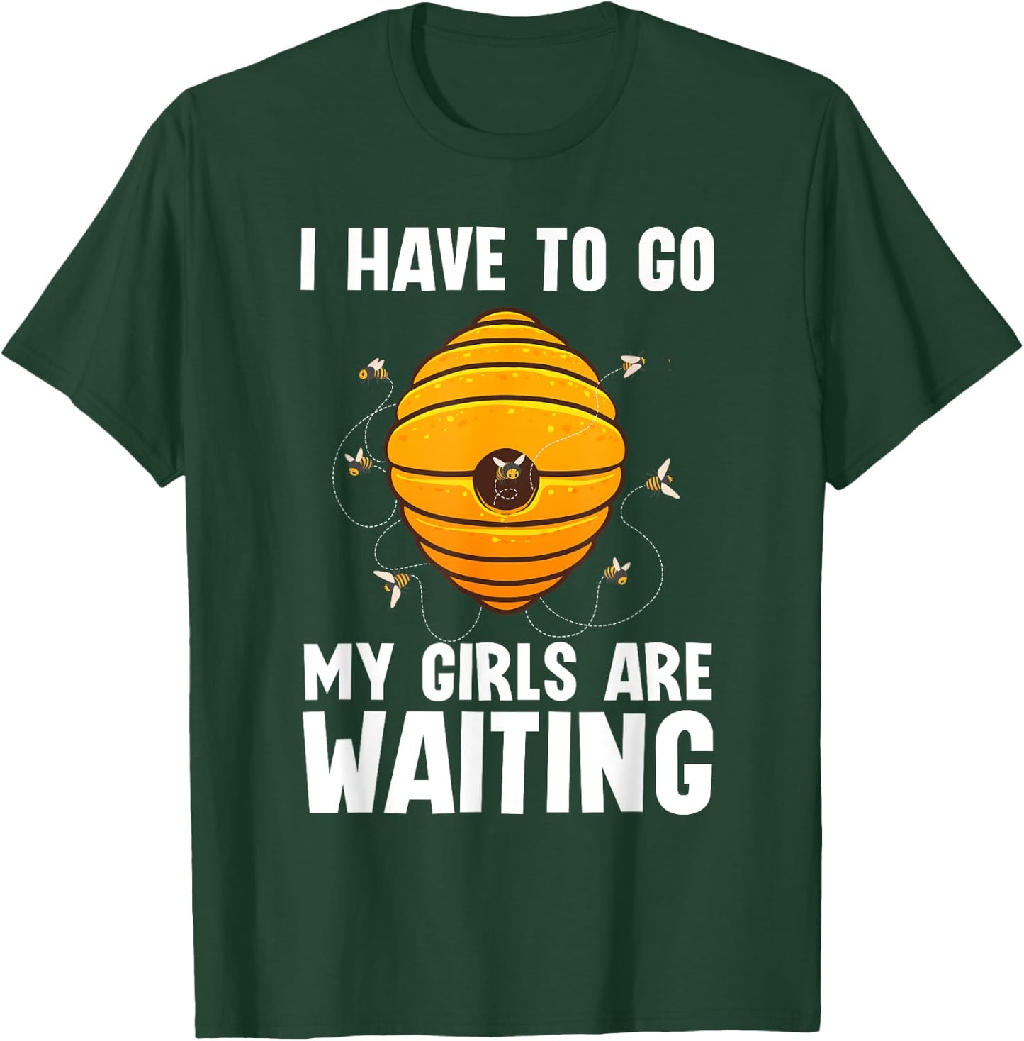 Funny Beekeeper Art Girls Bee Beekeeping Beekeeper T-Shirt - T-Shirt | Forest
