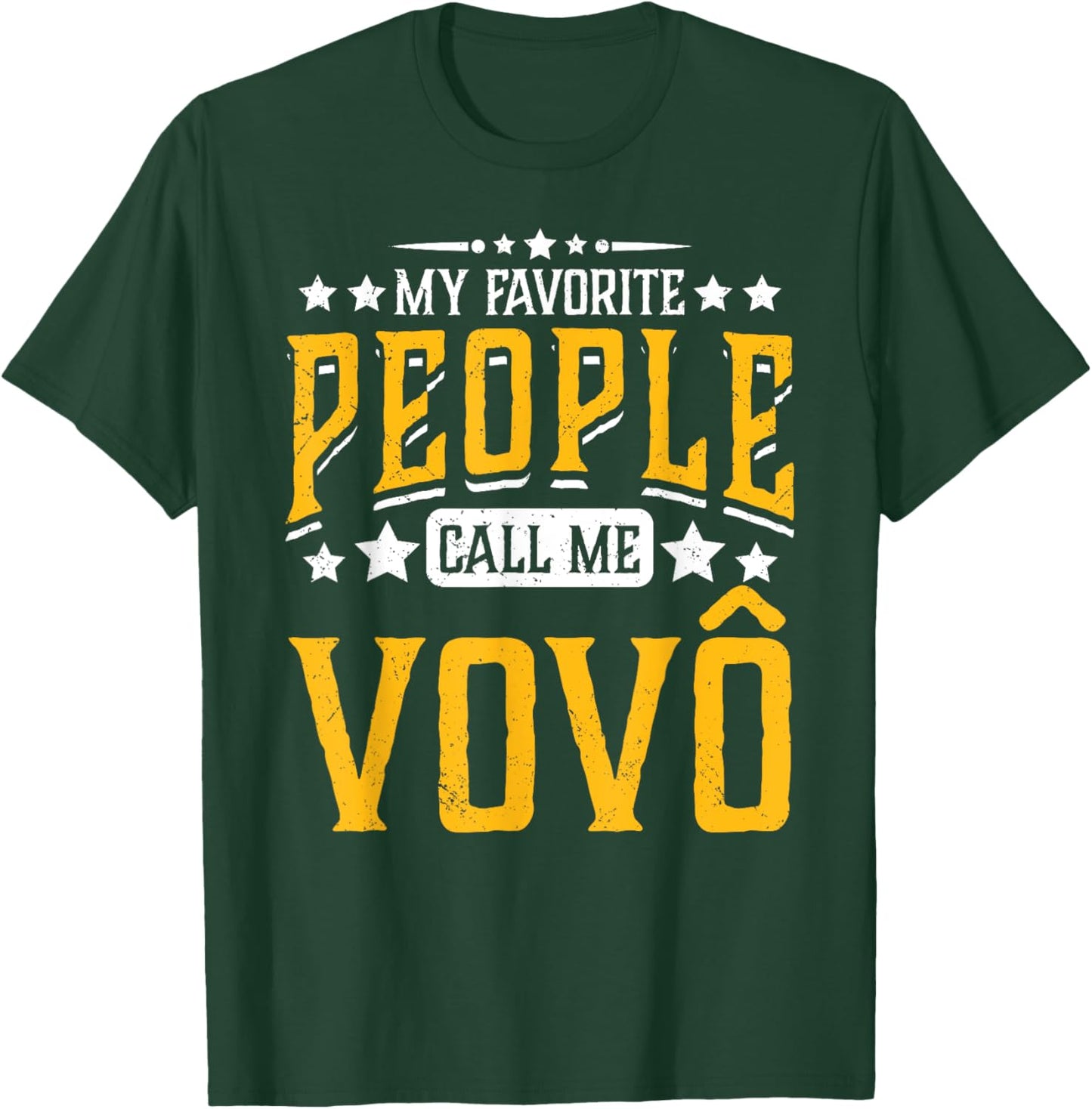 My Favorite People Call Me Vovo Grandpa Cool Vintage T-Shirt - T-Shirt | Forest