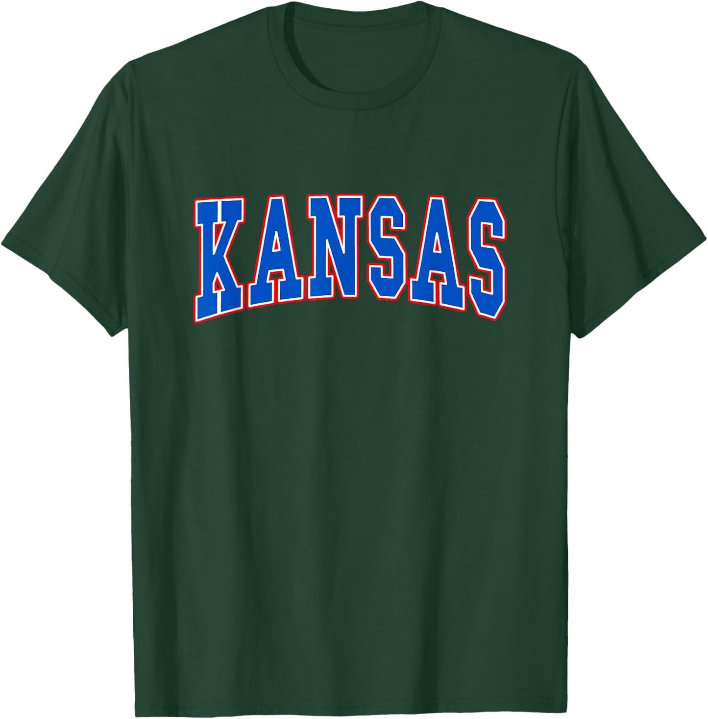 KANSAS - Throwback Design - Classic T-Shirt - T-Shirt | Forest