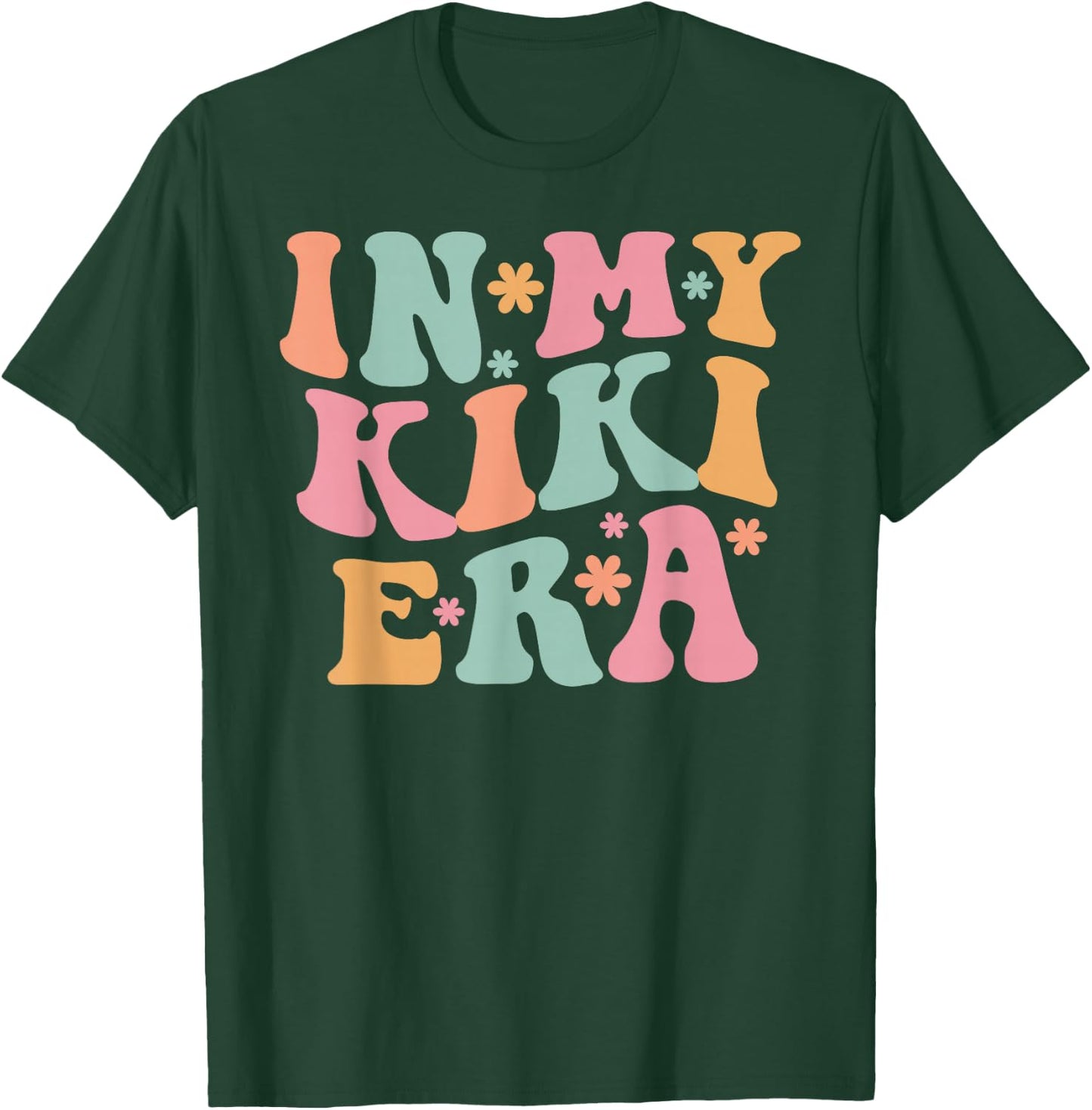 Retro Groovy In My Kiki Era Happy Mother's Day T-Shirt - T-Shirt | Forest