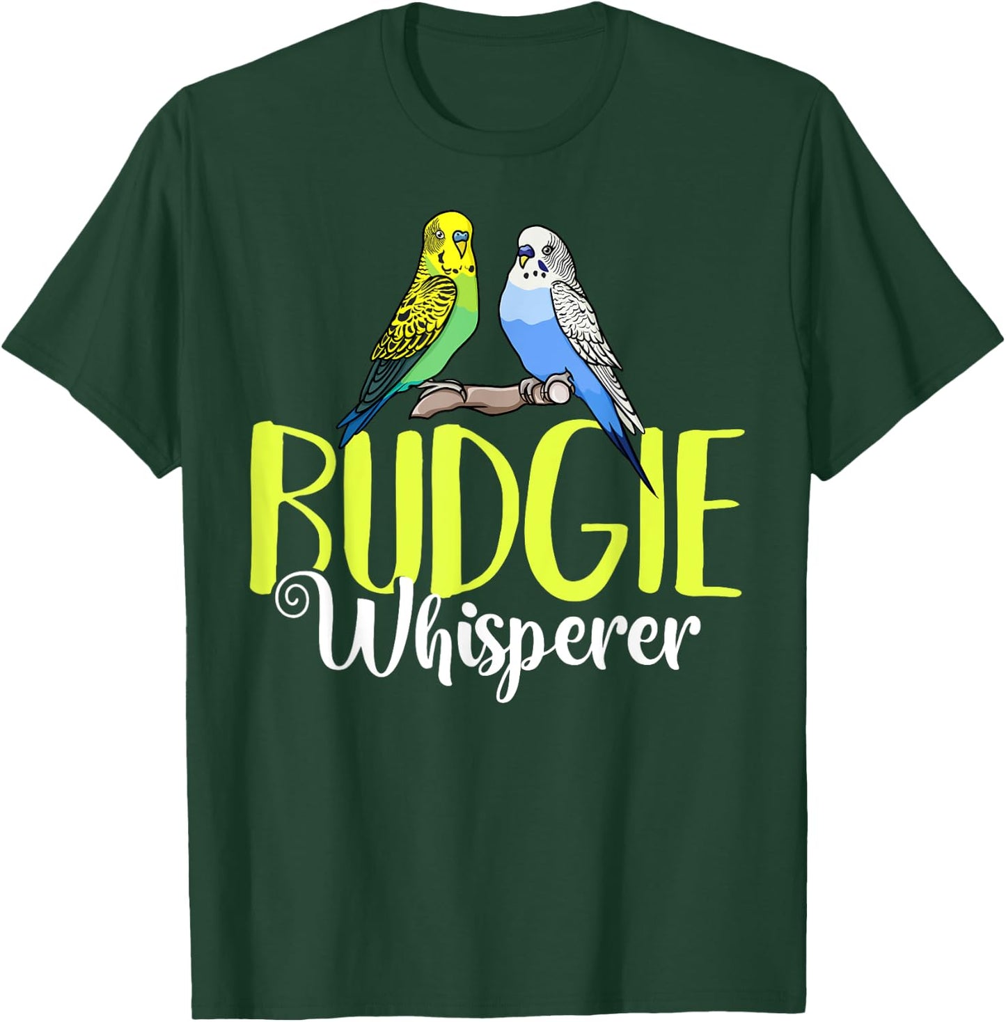 Budgie Bird Budgerigar Parakeet Cage T-Shirt - T-Shirt | Forest