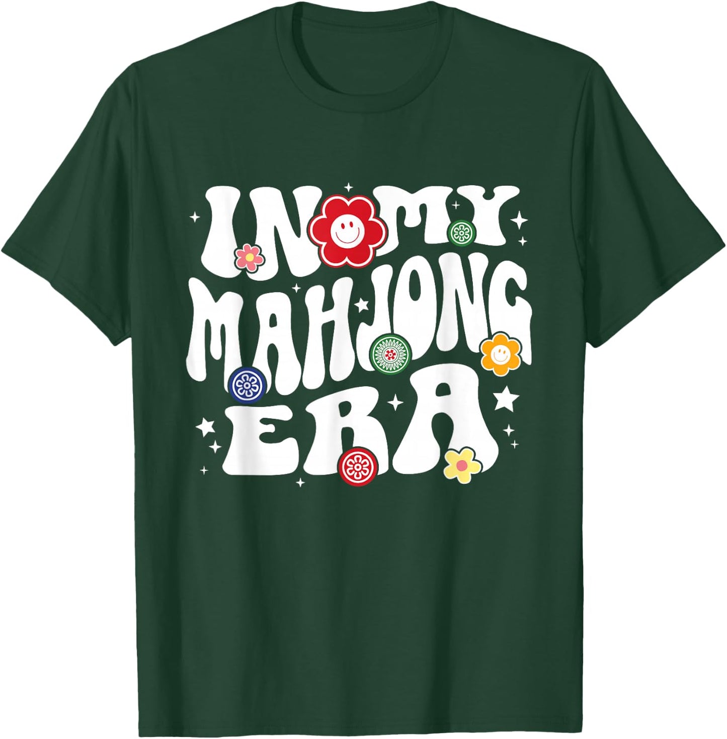 In My Mahjong Era Mah Jongg Player T-Shirt - T-Shirt | Forest