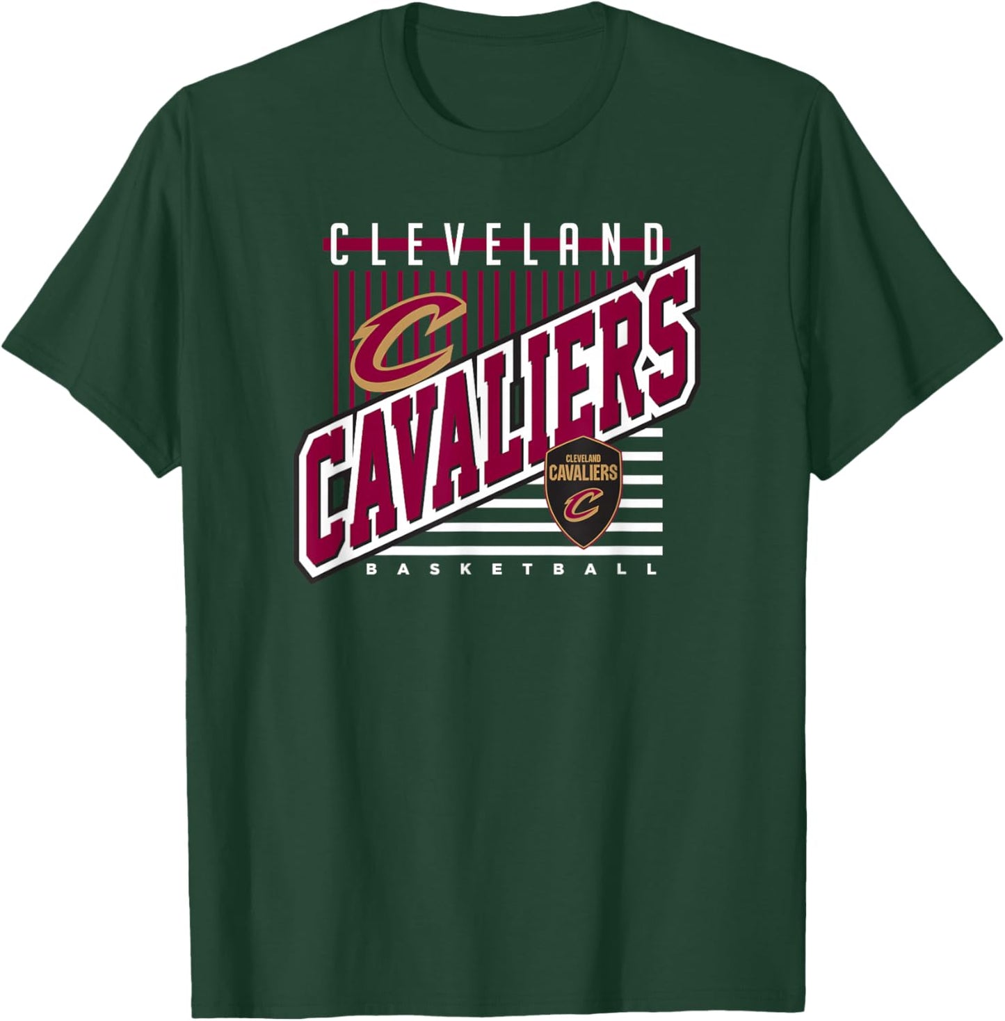 Cleveland Cavaliers NBA Rise Above - Men's Black Small T-Shirt - T-Shirt | Forest