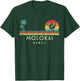 Molokai Hawaii Shaka palm trees tropical T-Shirt - T-Shirt | Forest