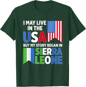 Sierra Leone Flag T-Shirt - T-Shirt | Forest
