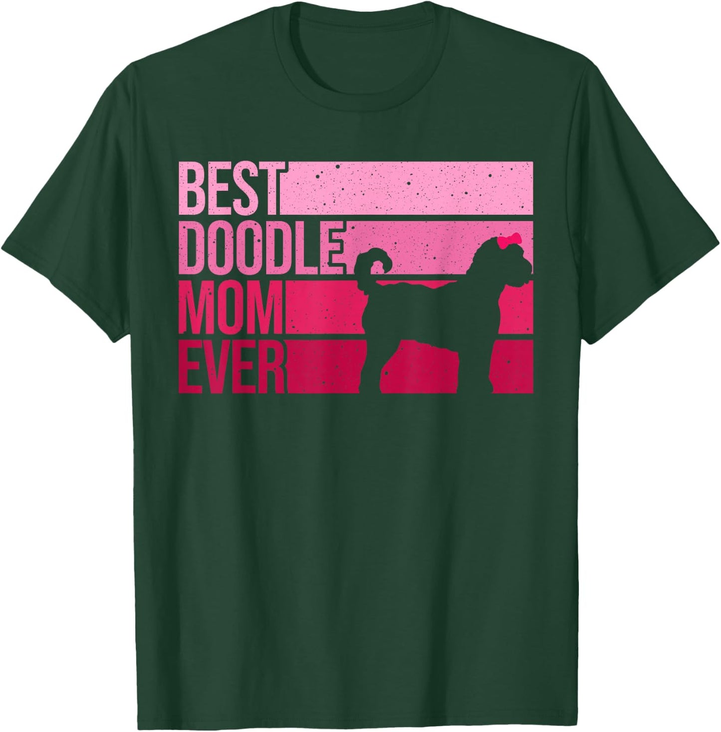 Cool Doodle Mom Art Women Girl Aussiedoodle Goldendoodle Dog T-Shirt - T-Shirt | Forest