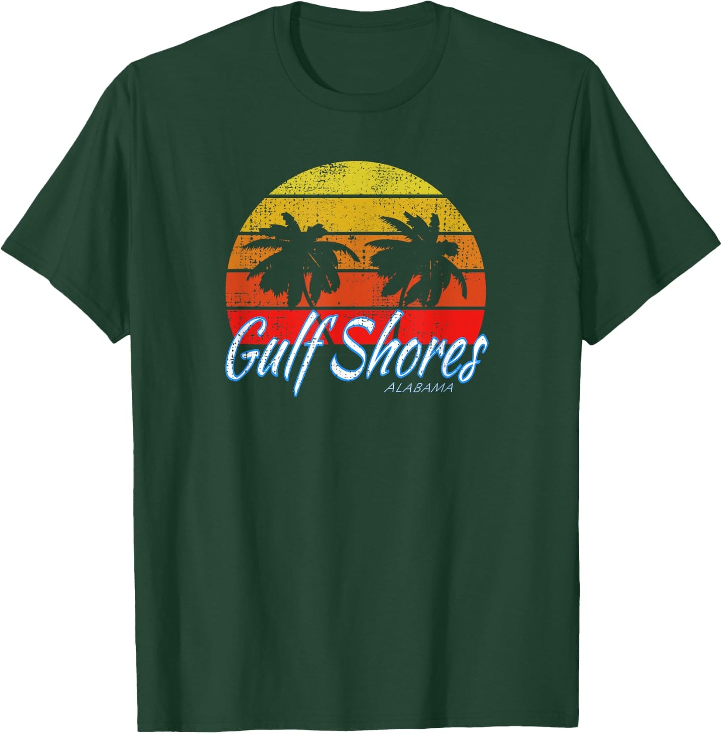 Gulf Shores, Alabama USA - Gulf of Mexico T-Shirt - T-Shirt | Forest