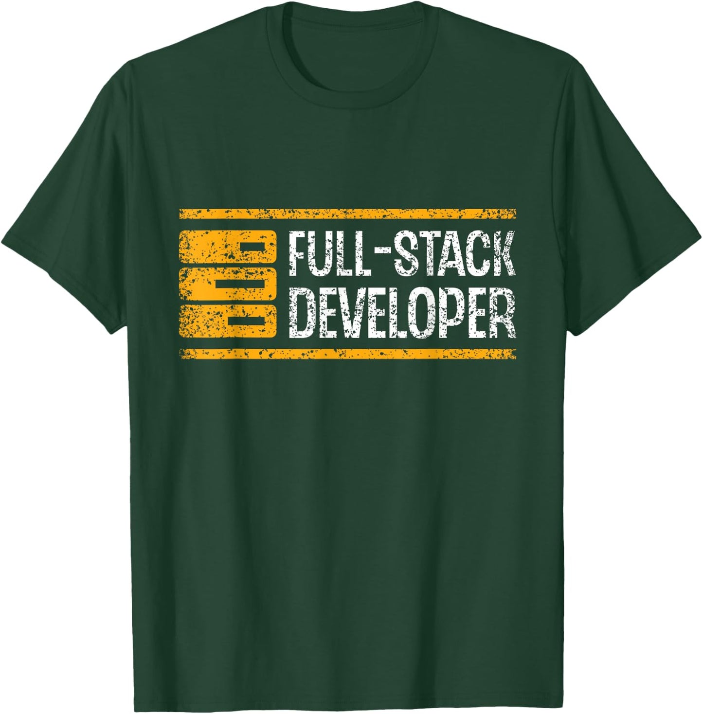 Full Stack Developer Sayings Coder Programmer Code Coding T-Shirt - T-Shirt | Forest