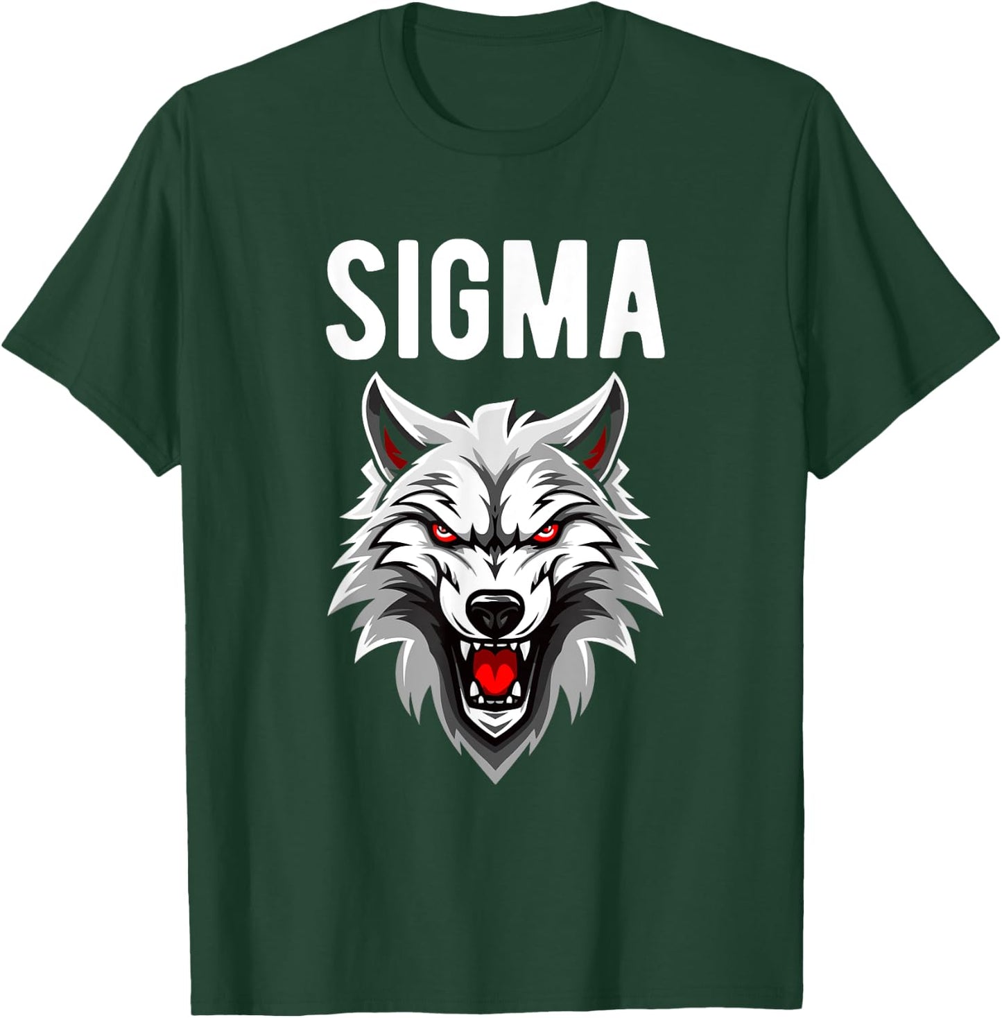 Lone Wolf Introvert Men Individualist Ironic Sigma Male T-Shirt - T-Shirt | Forest