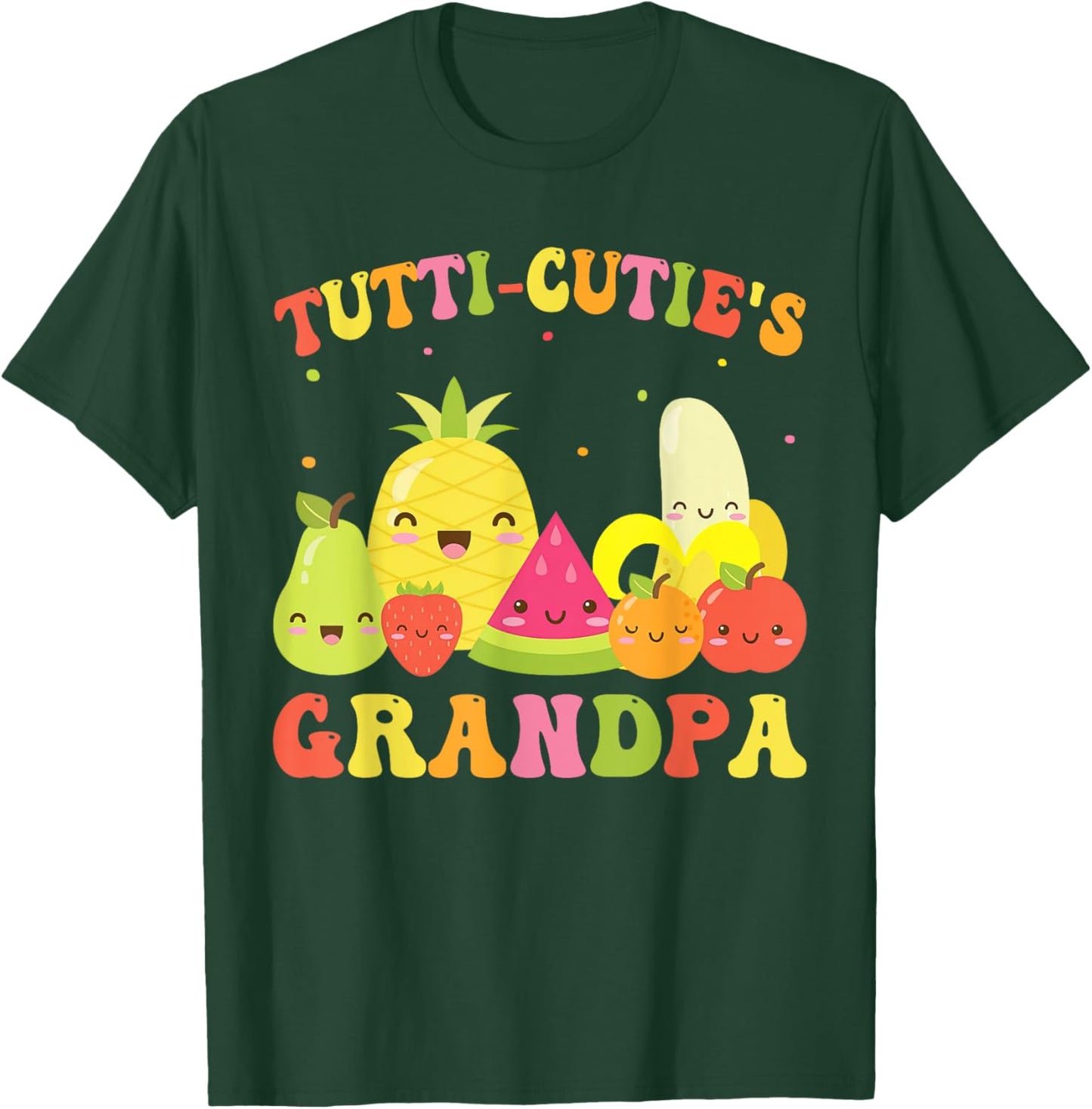 Tutti Frutti Grandpa Birthday Family Outfit Twotti T-Shirt - T-Shirt | Forest
