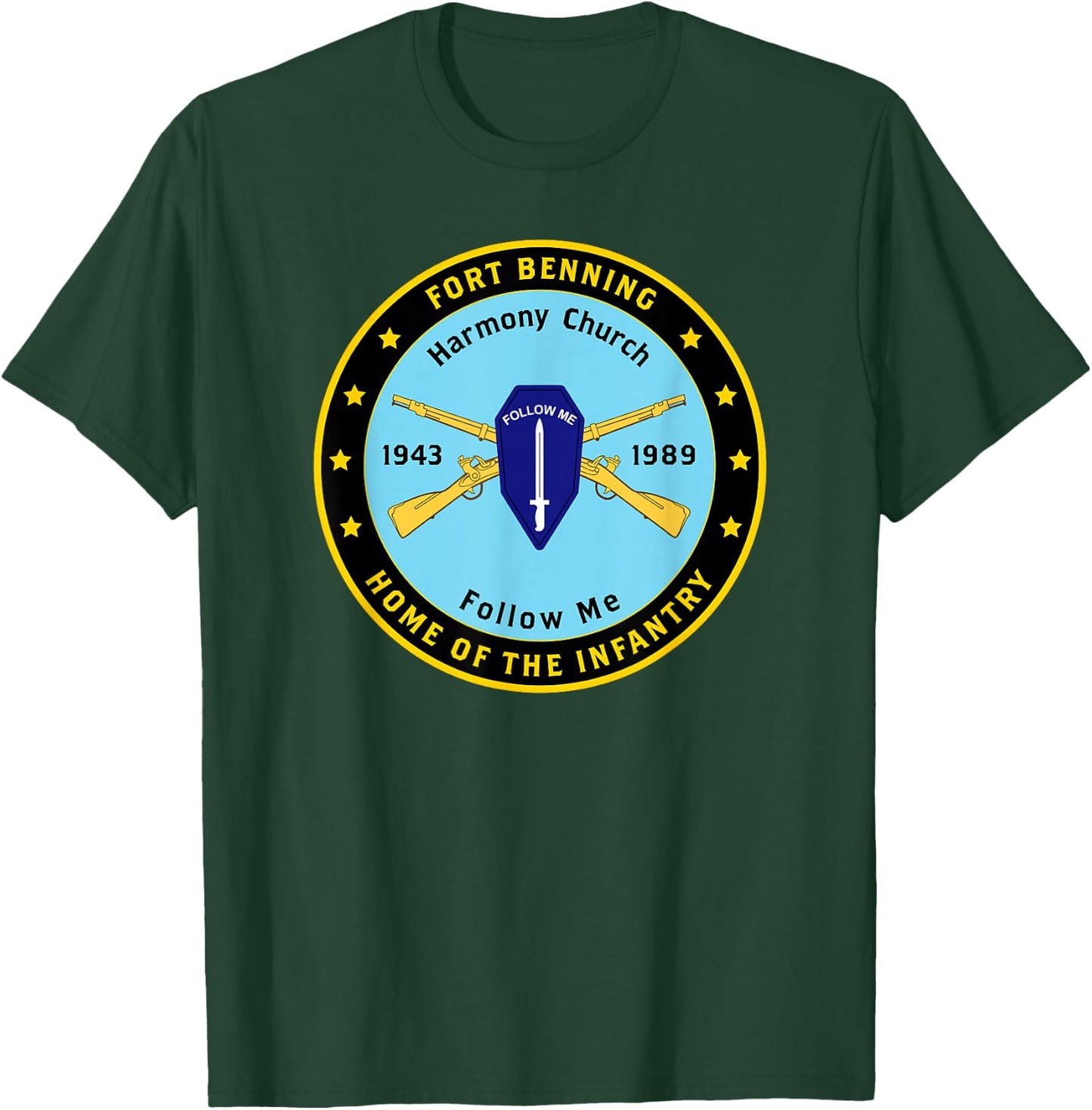 U.S. Army Infantry - Harmony Church - Ft. Benning, GA T-Shirt - T-Shirt | Forest