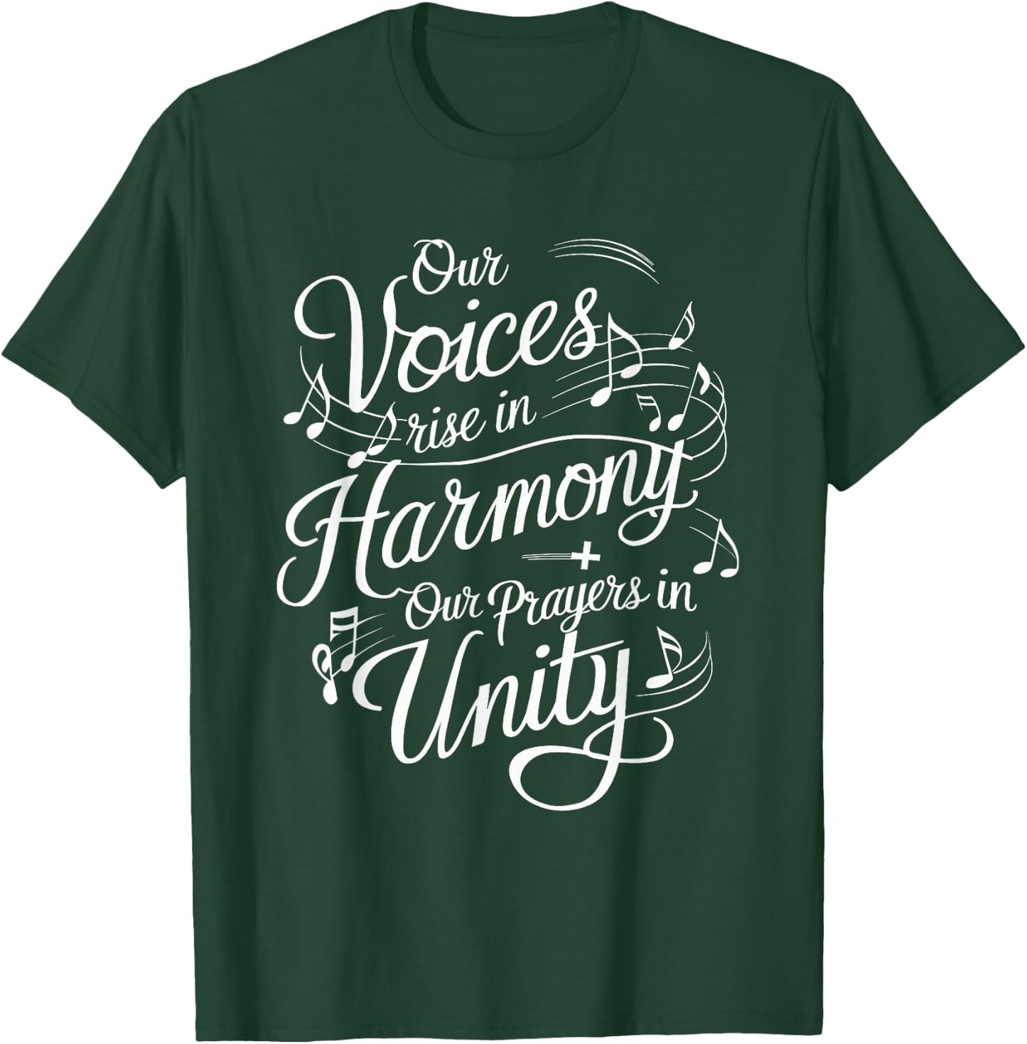 Choral music Religious singing Faith-based music Jesus Choir T-Shirt - T-Shirt | Forest