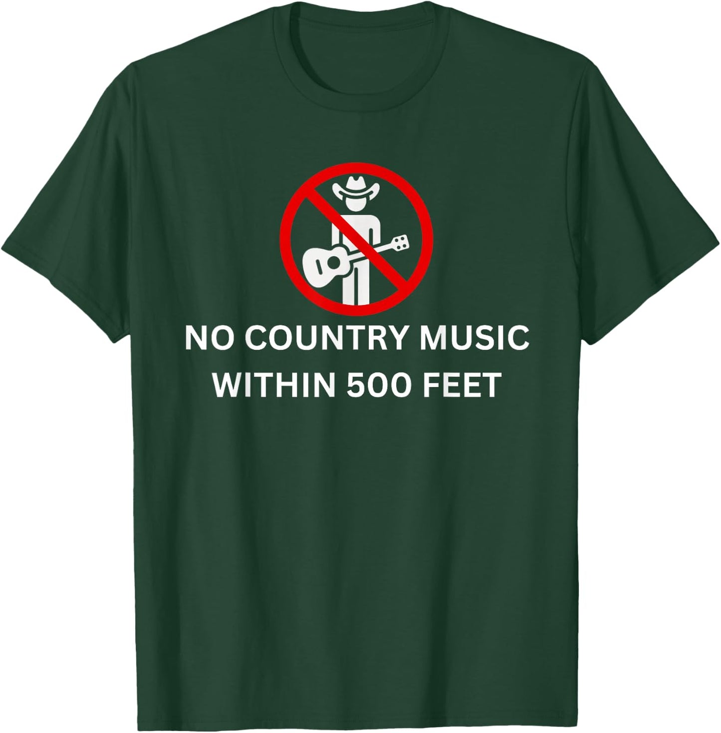 Funny Country Music Sucks I Hate Pop Country T-Shirt - T-Shirt | Forest