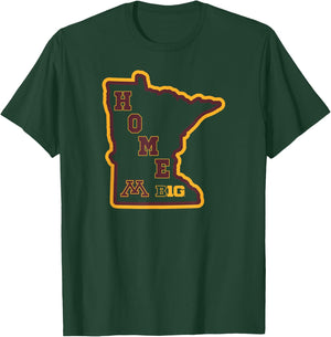 Minnesota Golden Gophers Big 10 Home State T-Shirt - T-Shirt | Forest