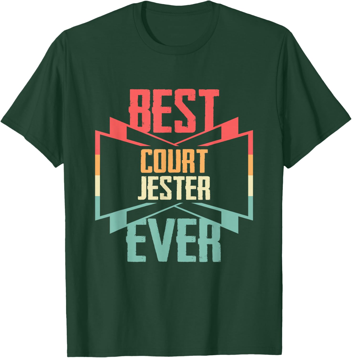 Vintage Best Court Jester Ever T-Shirt - T-Shirt | Forest