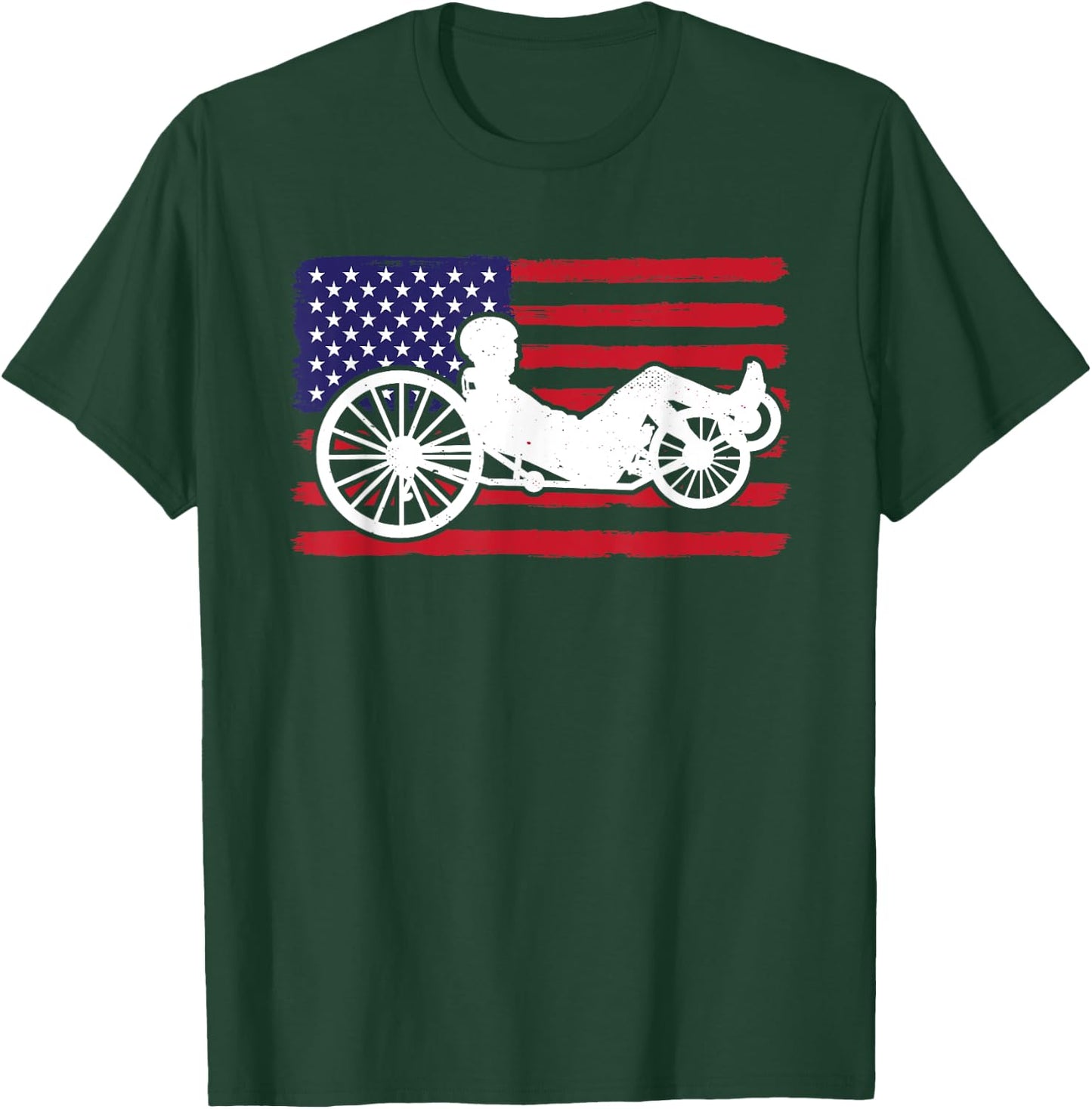 Recumbent Bike Lover Cycling Lover Triker Recumbent Trike T-Shirt - T-Shirt | Forest