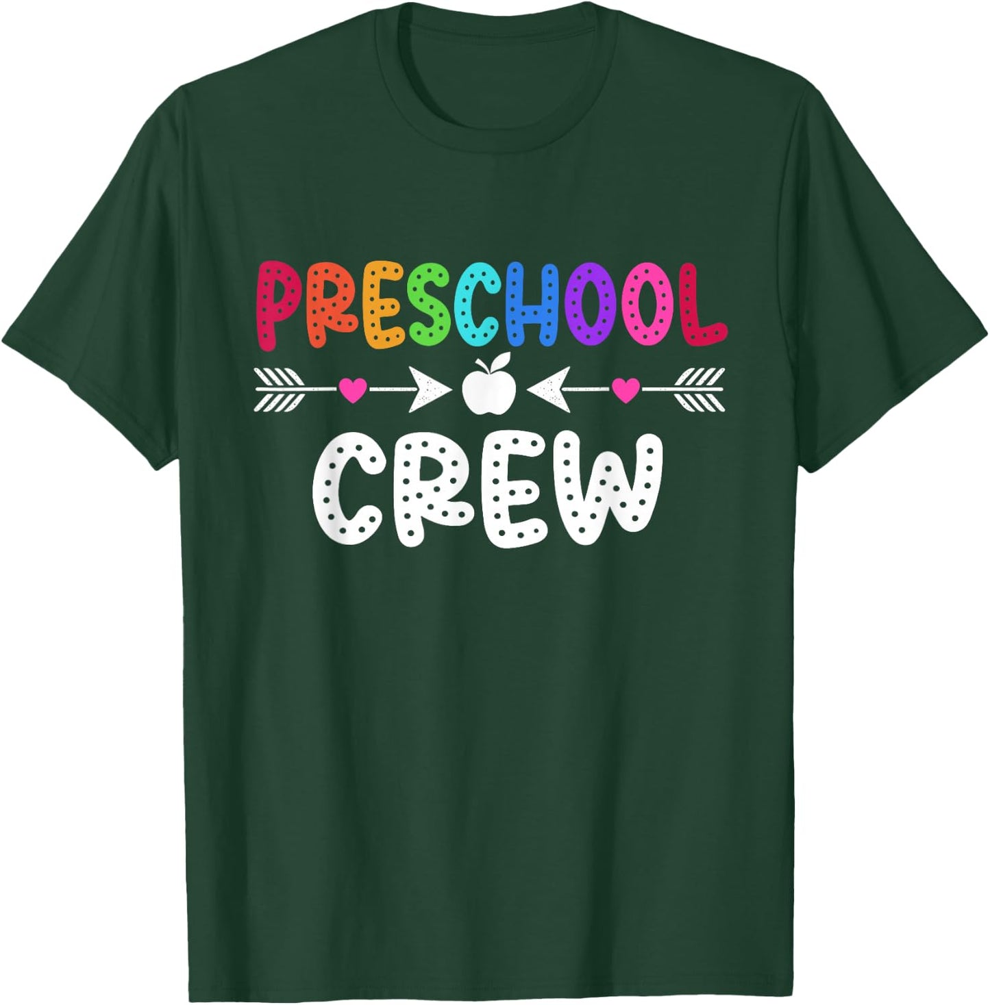 Preschool Crew Teacher Student Preschool Back To School T-Shirt - T-Shirt | Forest