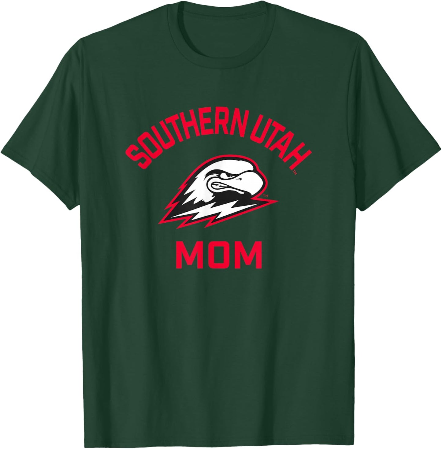 Southern Utah University Thunderbirds Arched Mom T-Shirt - T-Shirt | Forest