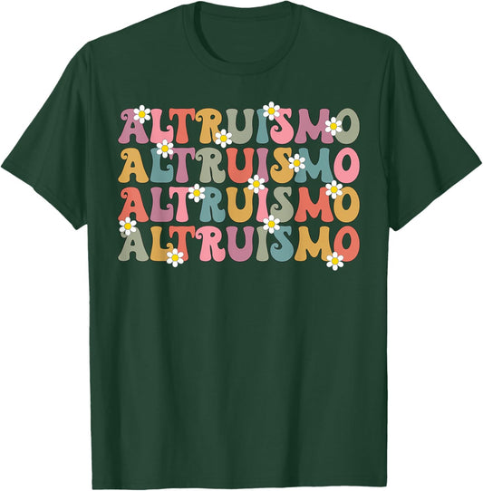 Altruismo Design Groovy Social psychology lover Altruismo T-Shirt - T-Shirt | Forest