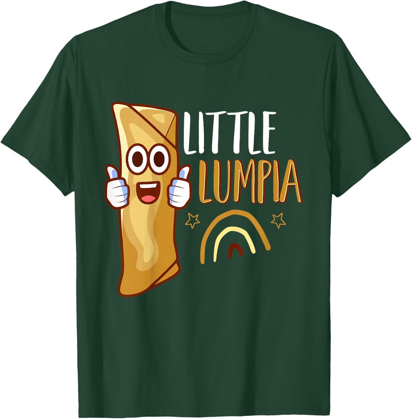 Little Lumpia Baby Shower Funny Filipino Food Lover T-Shirt - T-Shirt | Forest