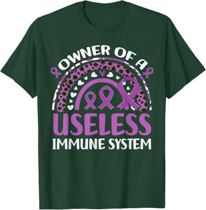Owner Of Useless Immune System Autoimmune Disease Awareness T-Shirt - T-Shirt | Forest