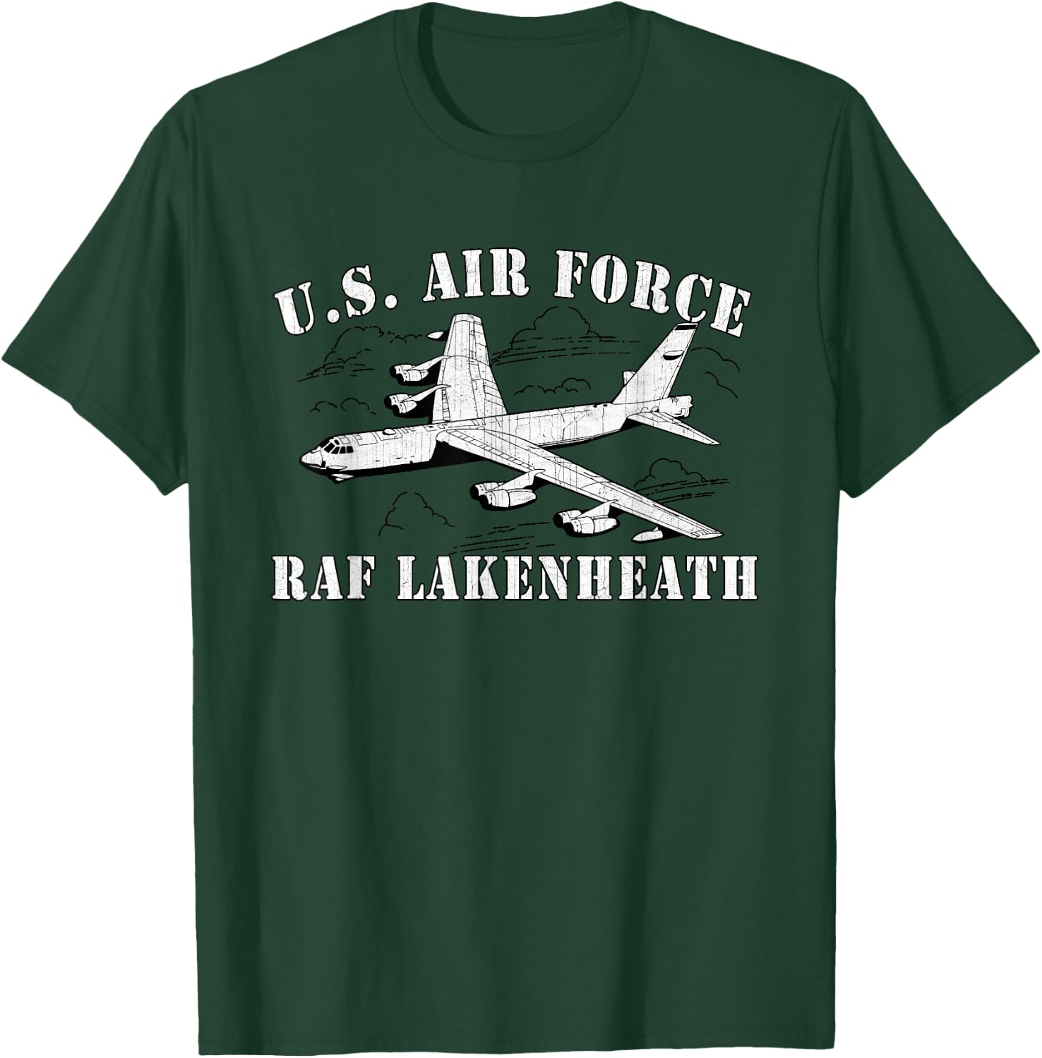 UK RAF Lakenheath Vintage Gifts T-Shirt - T-Shirt | Forest