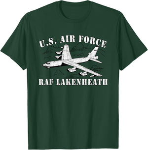 UK RAF Lakenheath Vintage Gifts T-Shirt - T-Shirt | Forest