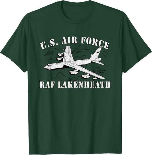 UK RAF Lakenheath Vintage Gifts T-Shirt - T-Shirt | Forest