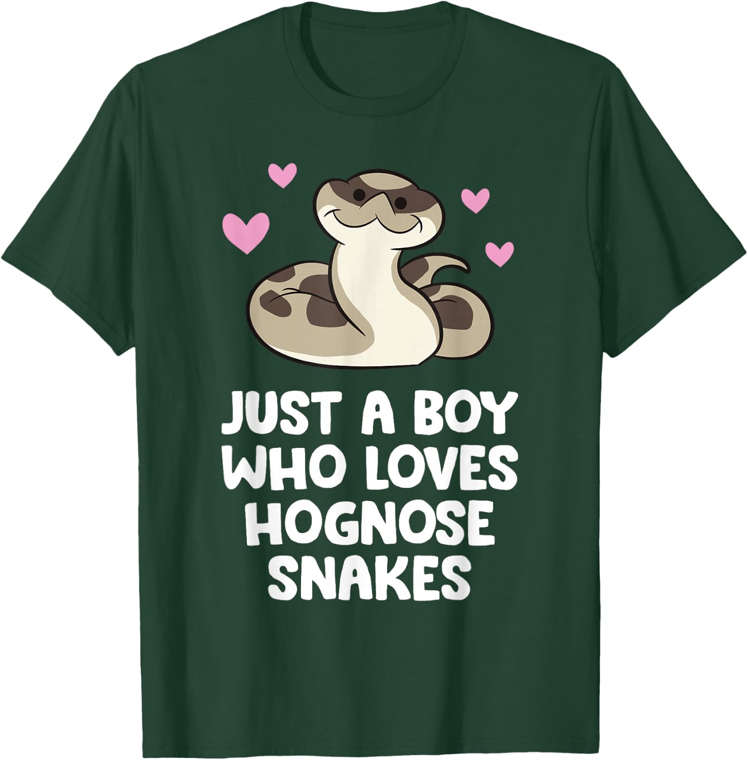 Just a Boy Who Loves Hognose Snakes T-Shirt - T-Shirt | Forest
