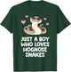 Just a Boy Who Loves Hognose Snakes T-Shirt - T-Shirt | Forest