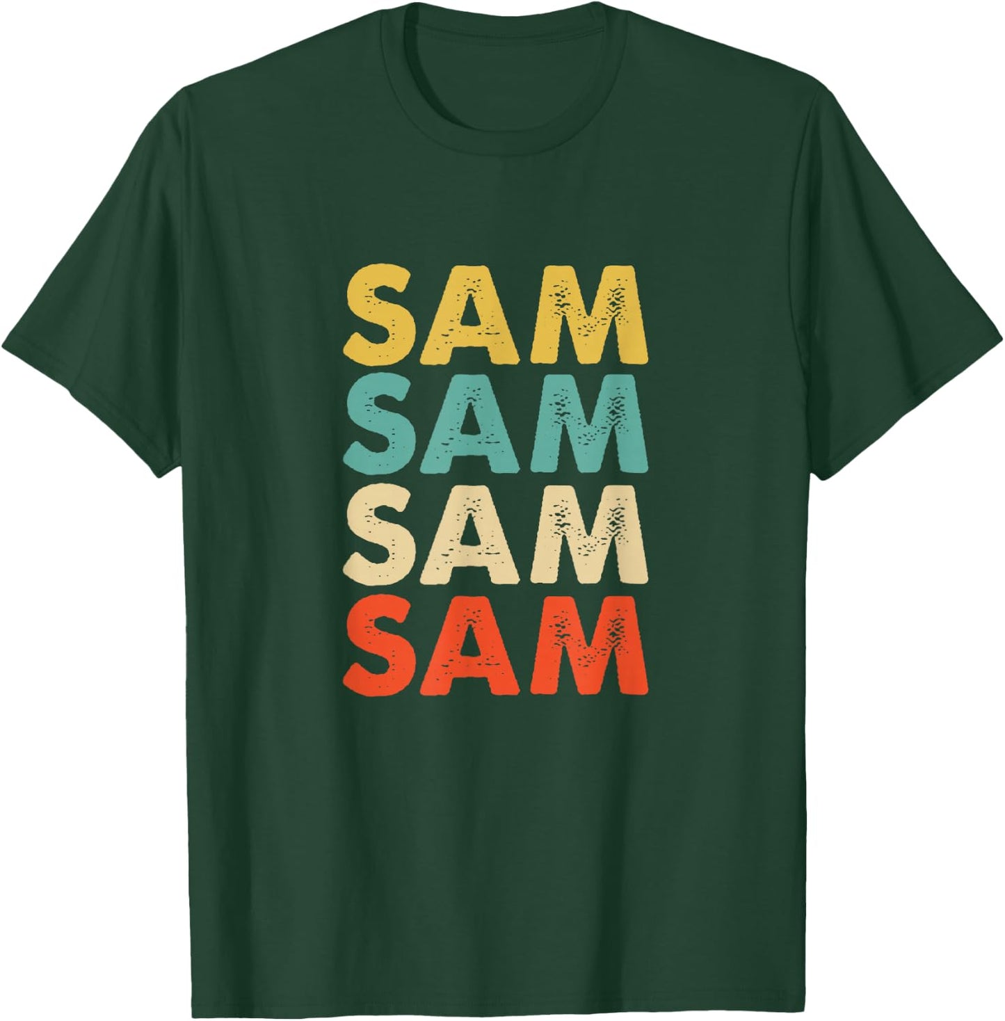 Sam Name T-Shirt - T-Shirt | Forest