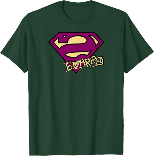 Superman Bizarro Shield T-Shirt - T-Shirt | Forest