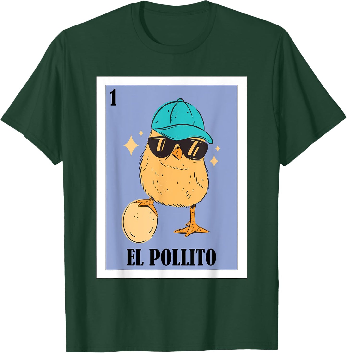 Funny Mexican Chick Design - El Pollito T-Shirt - T-Shirt | Forest
