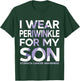I Wear Periwinkle Ribbon For my Son Stomach Cancer Awareness T-Shirt - T-Shirt | Forest
