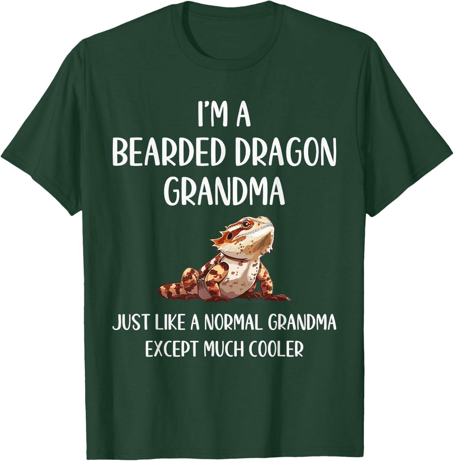 Bearded Dragon Grandma Definition Animals Lover Mothers Day T-Shirt - T-Shirt | Forest