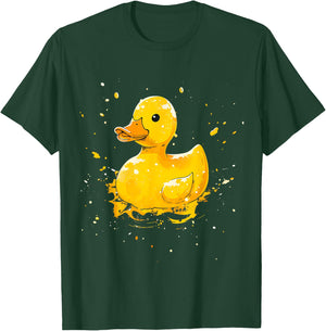 Rubber Duck Watercolor Rubber Duckling Rubber Duck Lover T-Shirt - T-Shirt | Forest